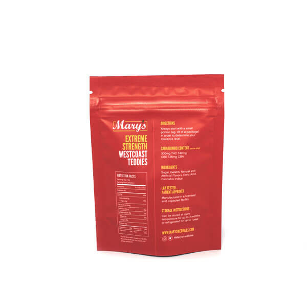 Mary’s Indica WestCoast Teddies Extreme 300MG