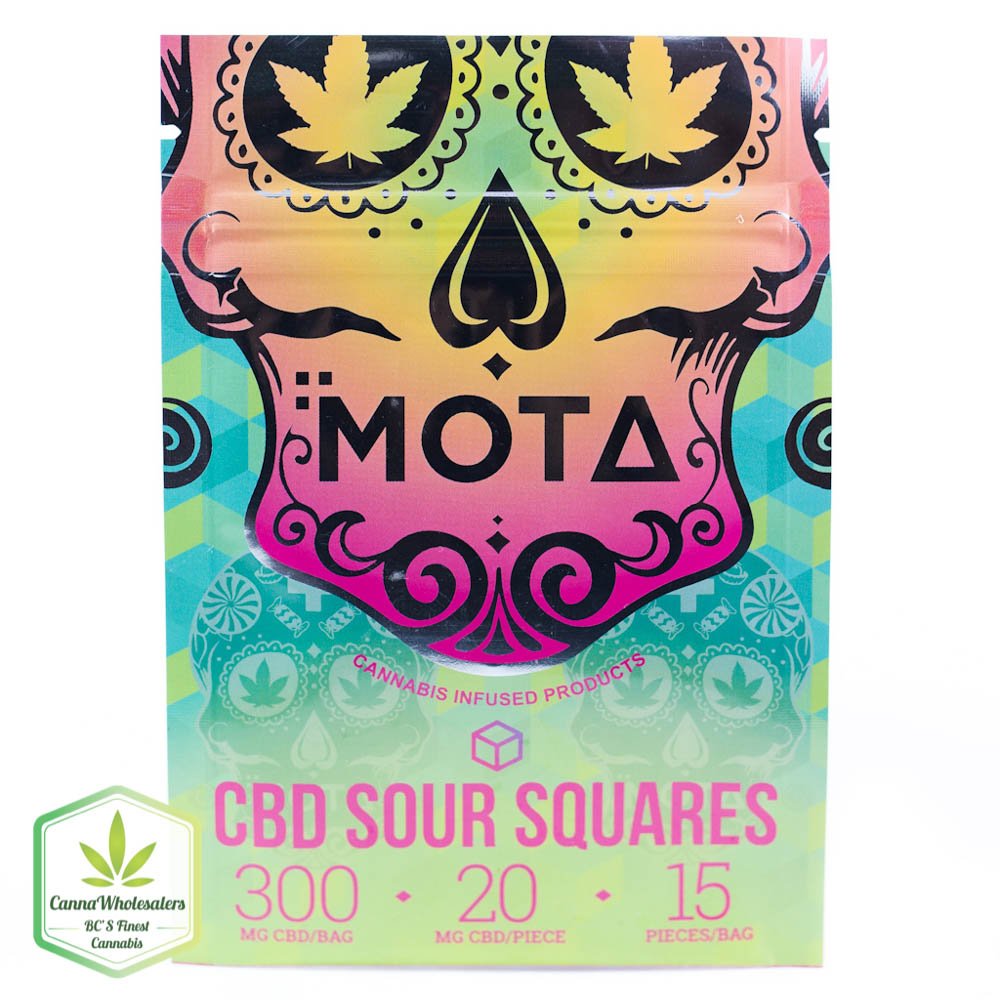 CBD Sour Squares 300MG MOTA
