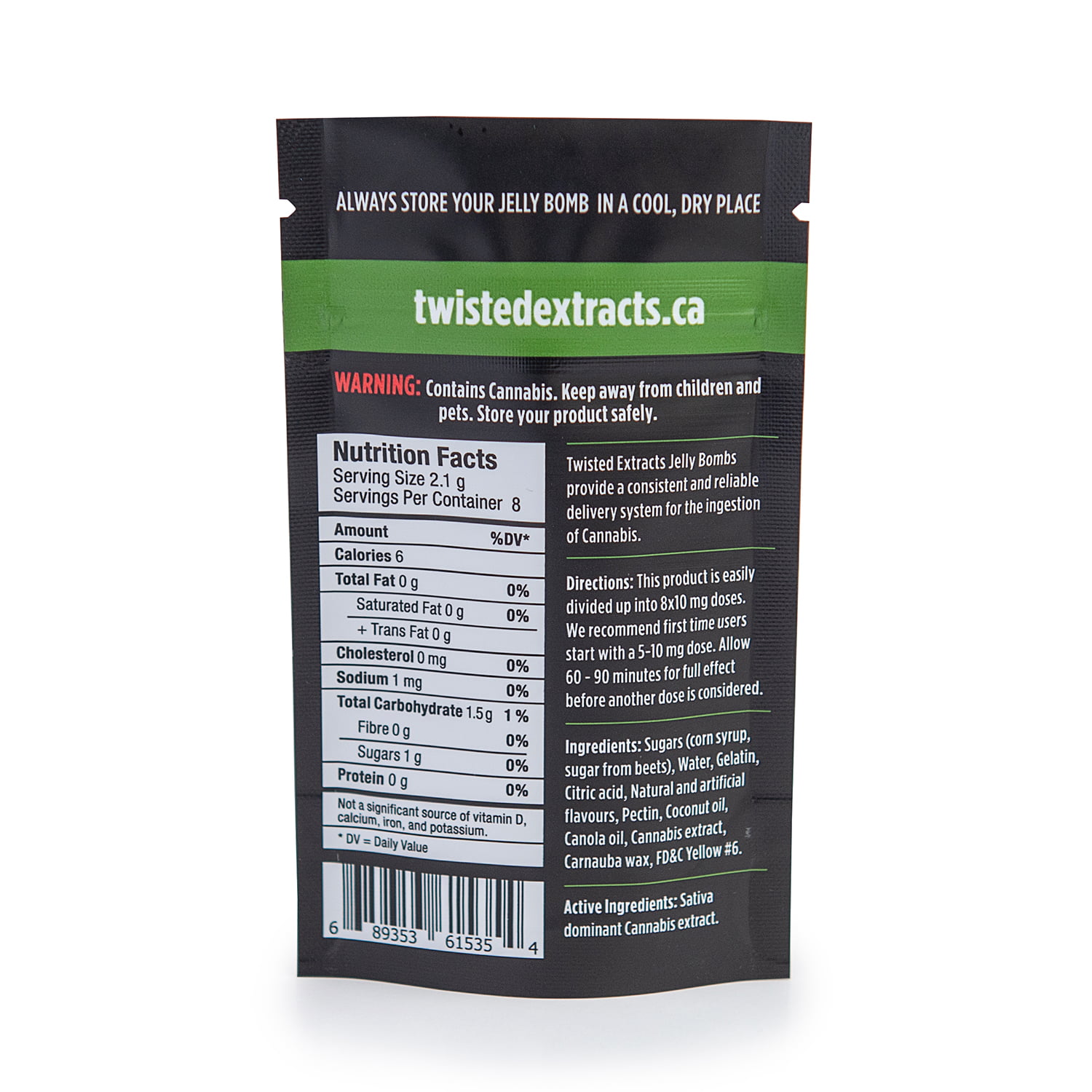 Twisted Extracts THC Cherry Bomb – (80mg THC) – Sativa