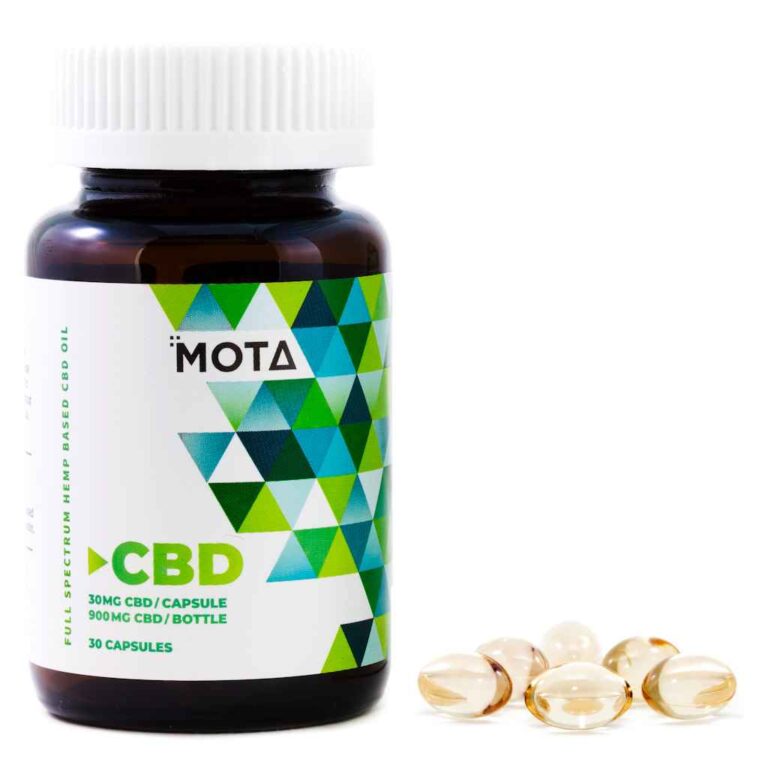 MOTA CBD Capsules 30mg CBD