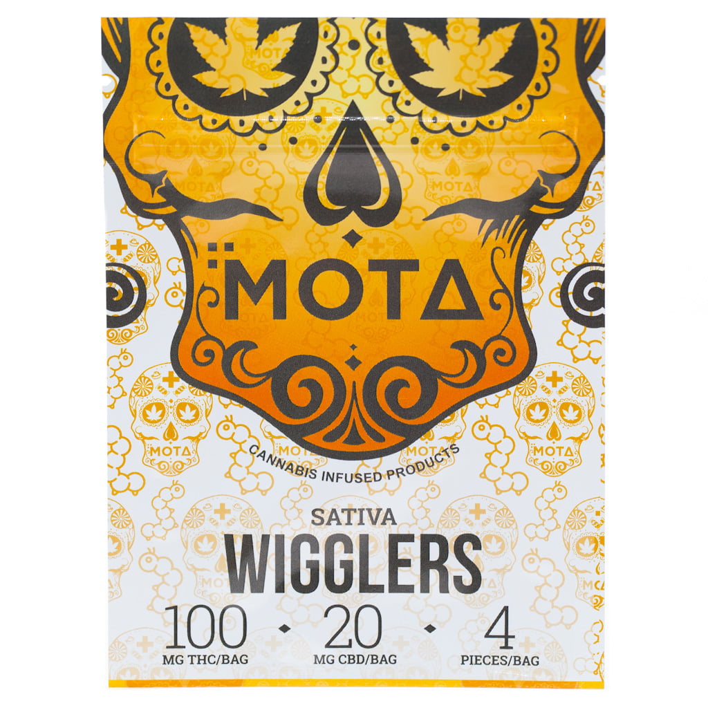 Mota Medicated Gummies Sativa Wigglers