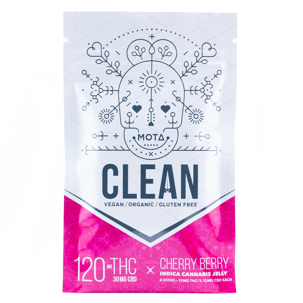 Mota Clean Vegan Organic Jelly 120MG THC 30MG CBD