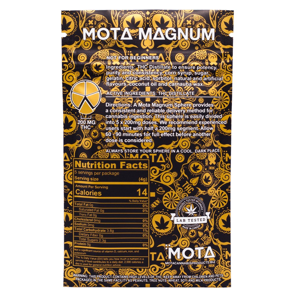 MOTA Magnum Clear Sphere 1000MG THC