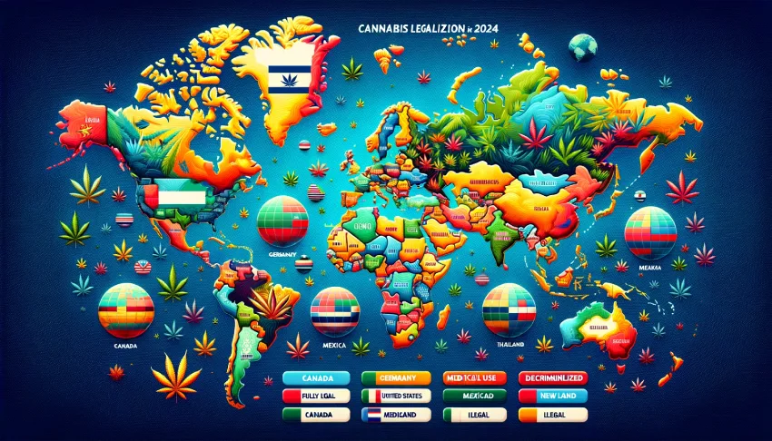 Cannabis Legalization: Global Updates for 2024