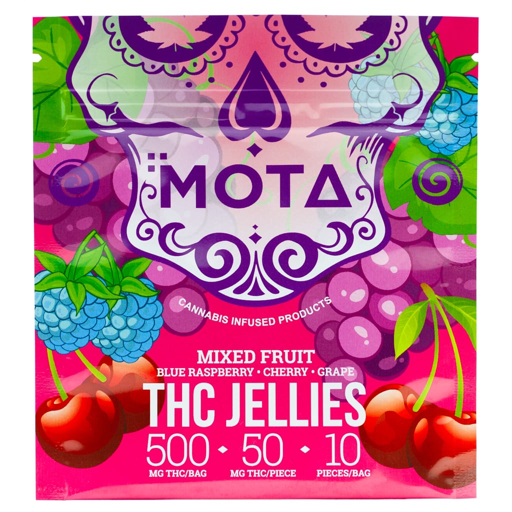 MOTA THC Mixed Fruit Jellies (500mg)