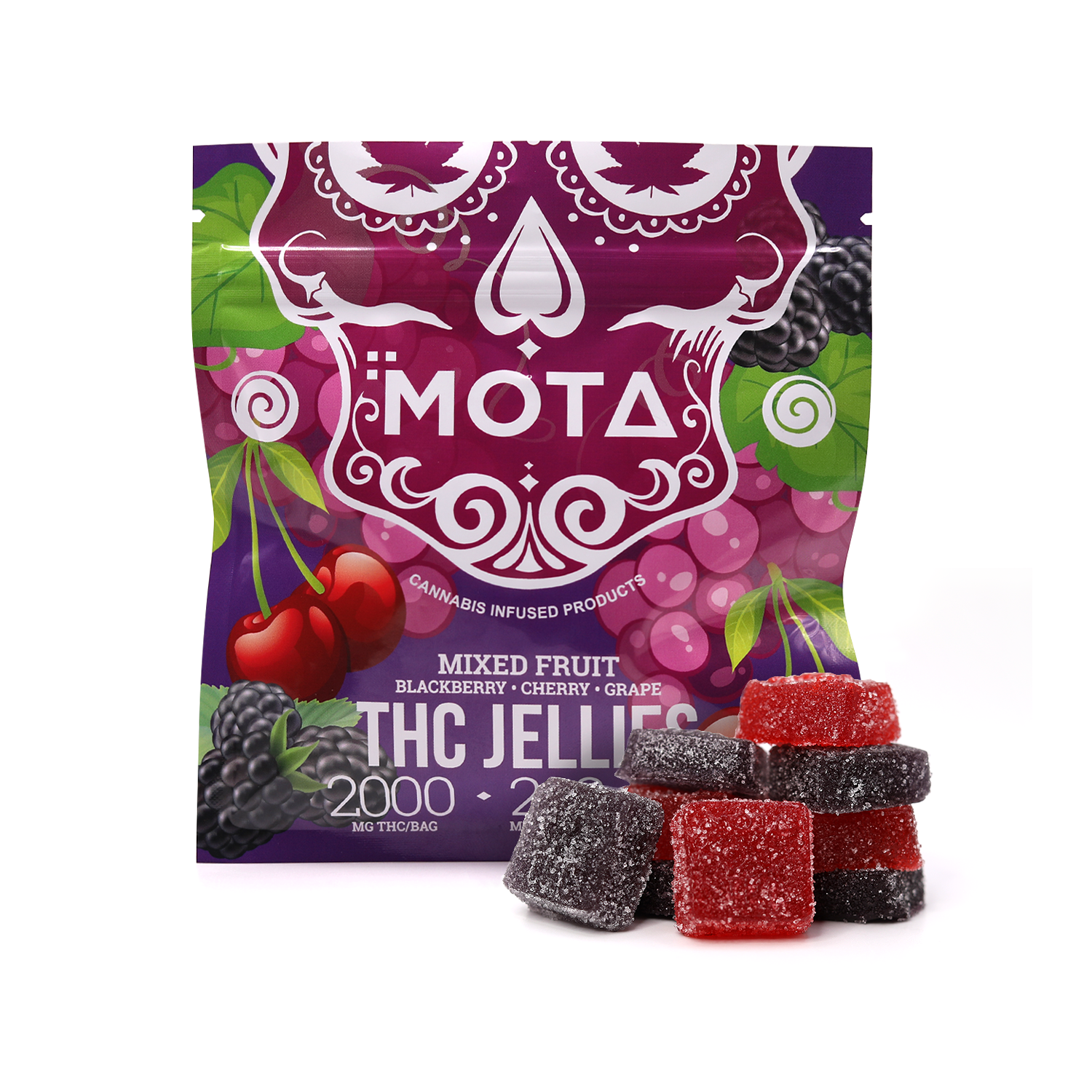 MOTA THC Mixed Fruit Jellies (2000mg)