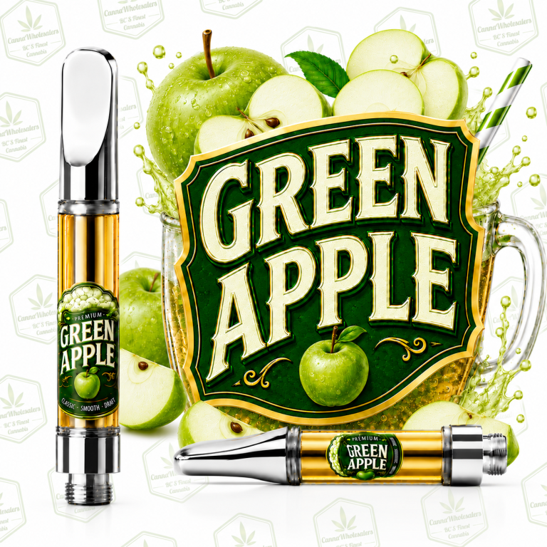 Green Apple 1ML Vape Cartridge